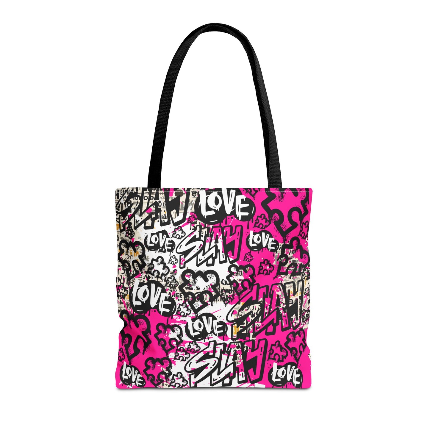Slay Graffiti Tote | Chic Urban Style with Bold Print