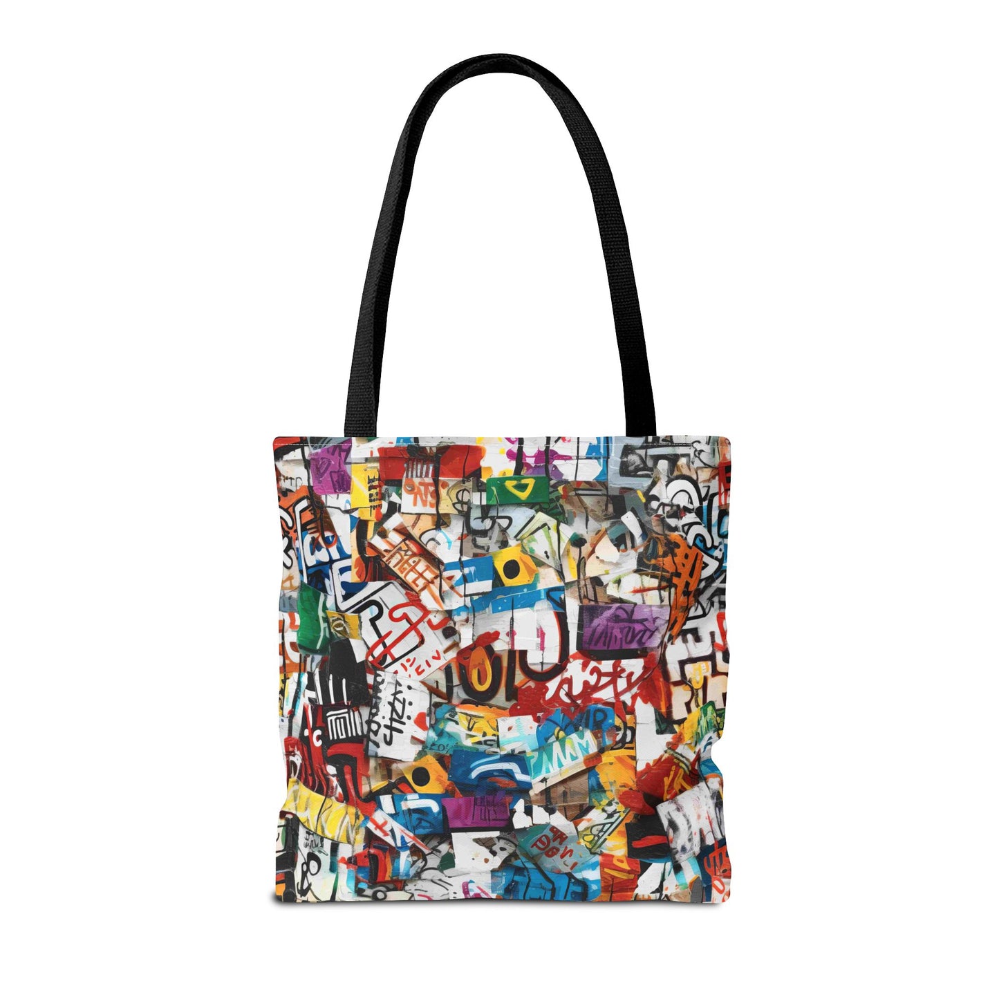 Graffiti Fashionista Tote | Bold Multicolor Street Style Bag - KismetWonders