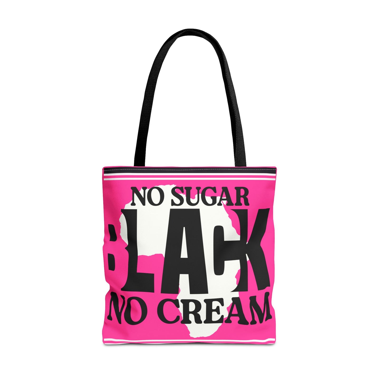 Blacknificent Tote Bag | Bold Pink Pride Statement - KismetWonders