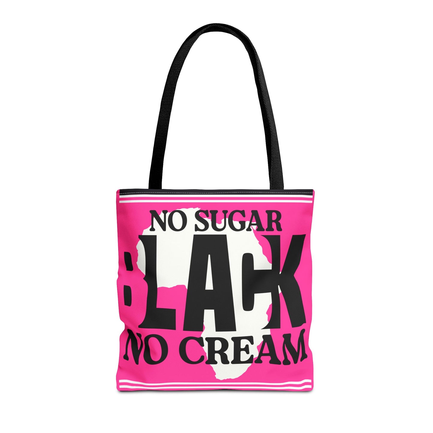 Blacknificent Tote Bag | Bold Pink Pride Statement - KismetWonders