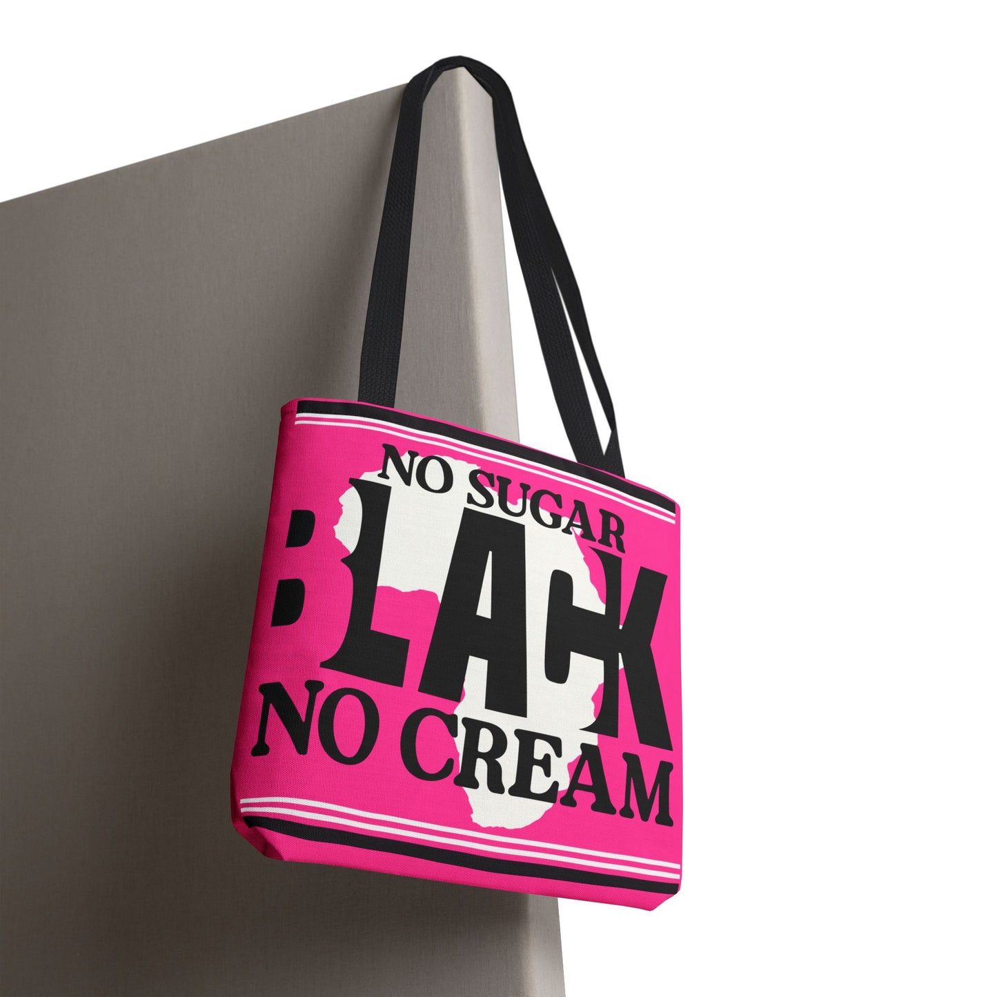 Blacknificent Tote Bag | Bold Pink Pride Statement - KismetWonders