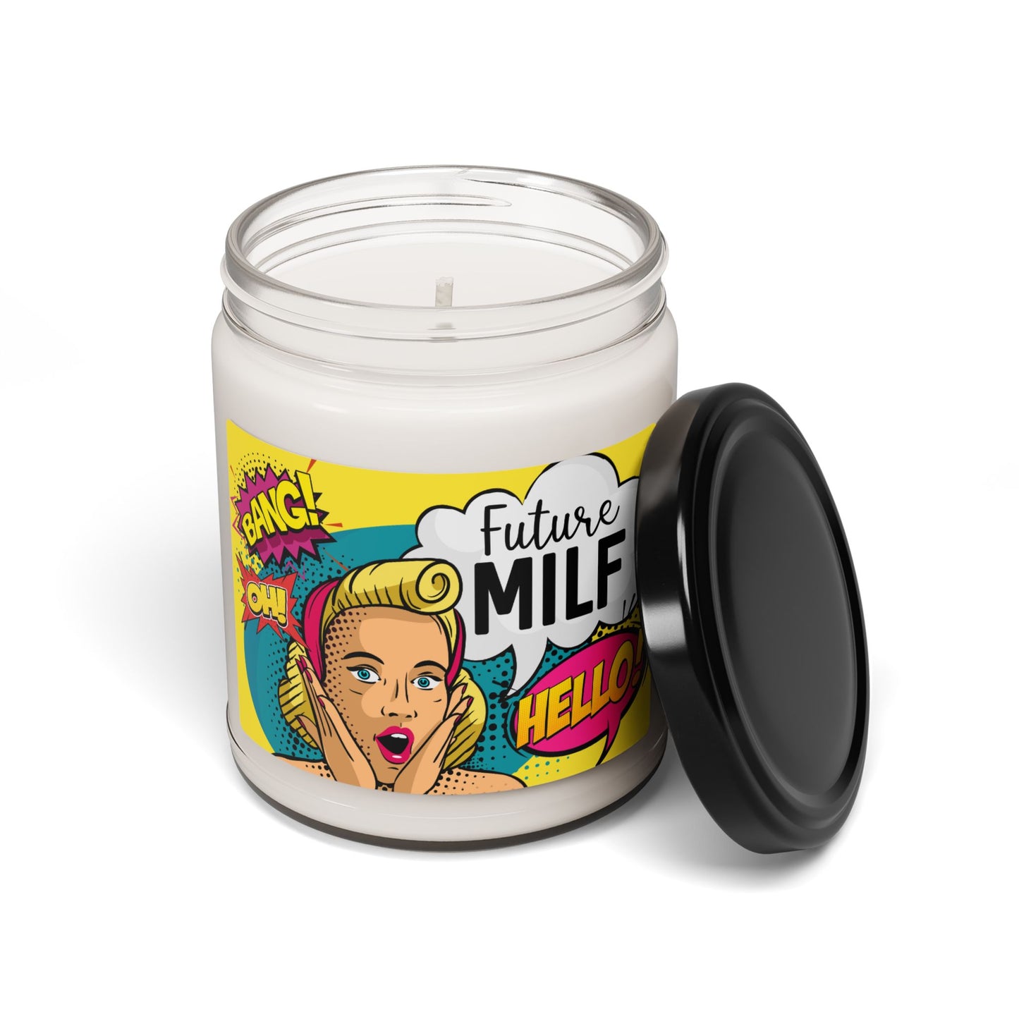 Future MILF Scented Soy Candle - Fun Pop Art Decor for Home - KismetWonders