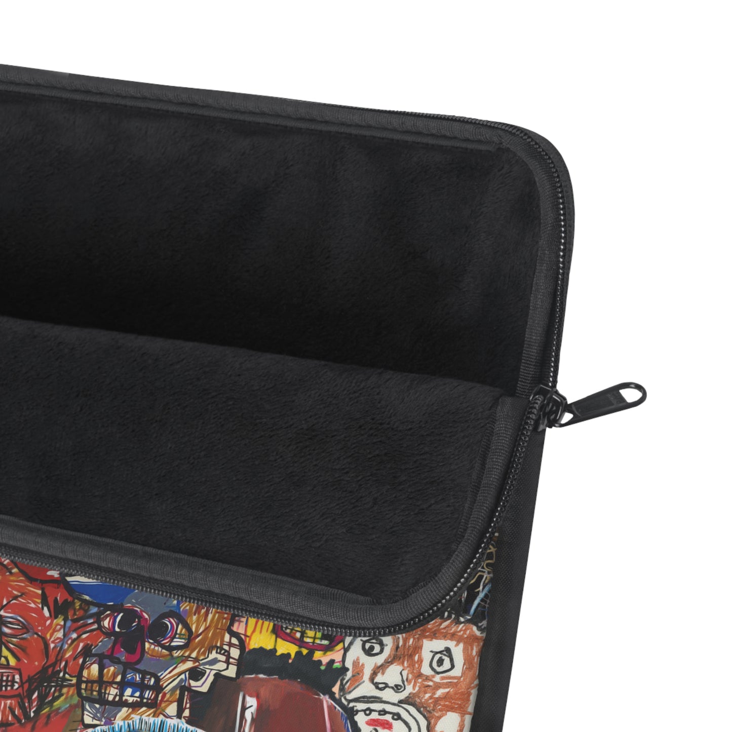 Basquiat-Inspired Laptop Sleeve | Graffiti Art Style Protective Case - KismetWonders