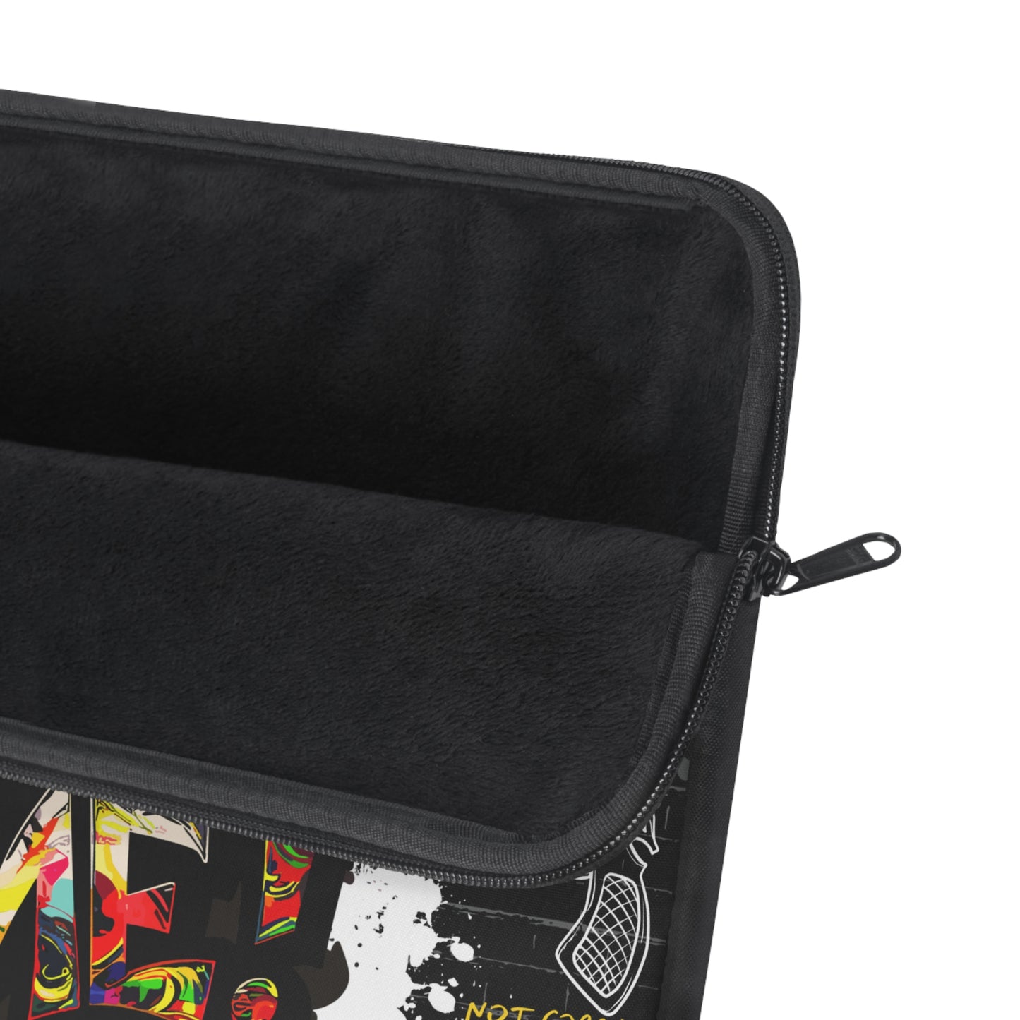 Graffiti Is Not Crime Laptop Sleeve | Art as Peaceful Protest Protective Case - KismetWonders