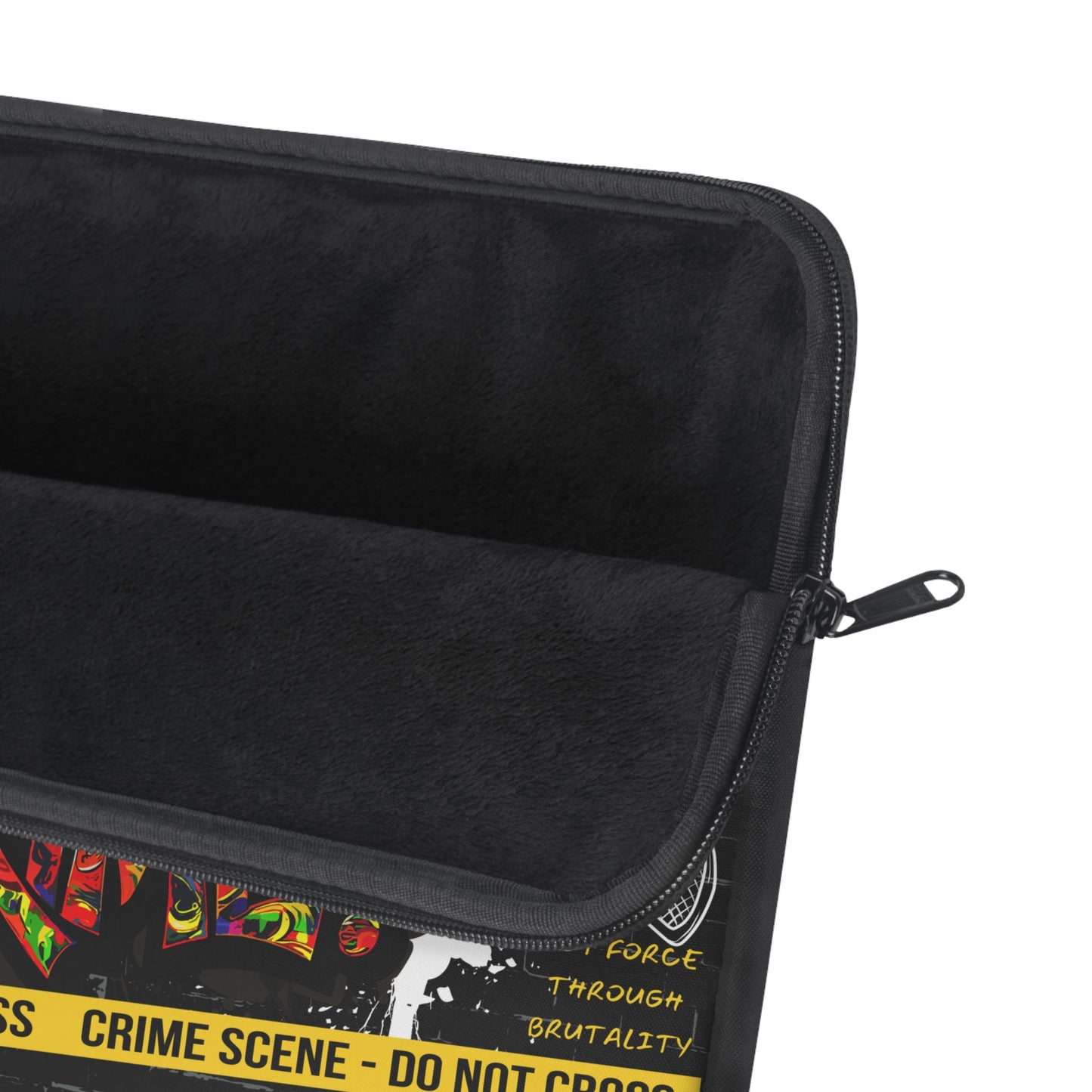 Graffiti Is Not Crime Laptop Sleeve | Art as Peaceful Protest Protective Case - KismetWonders