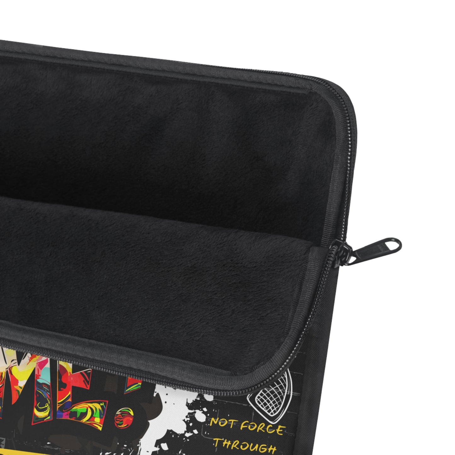Graffiti Is Not Crime Laptop Sleeve | Art as Peaceful Protest Protective Case - KismetWonders