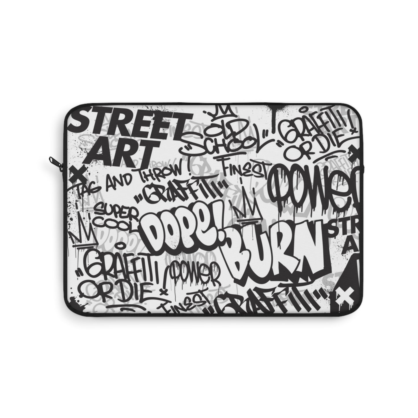 Street Art Graffiti Style Laptop Sleeve - Urban Flair at its Finest - KismetWonders