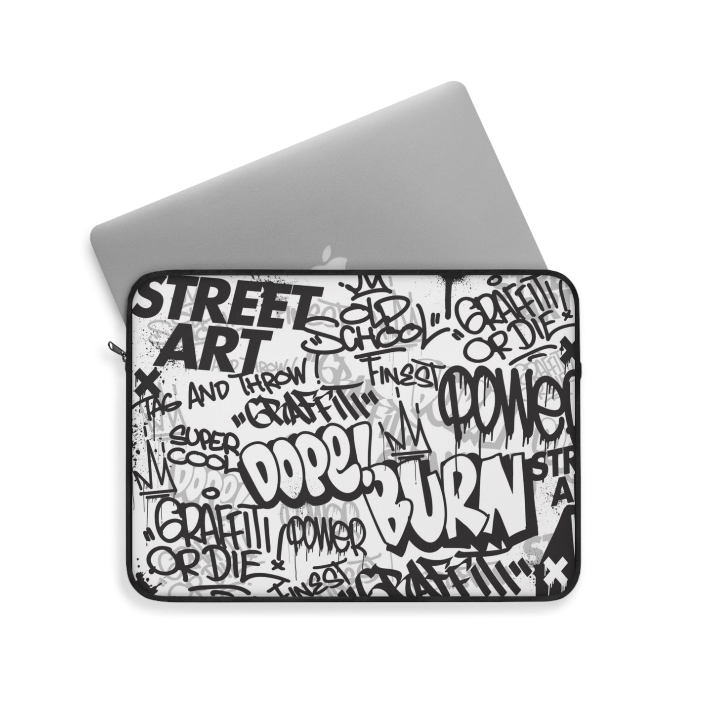 Street Art Graffiti Style Laptop Sleeve - Urban Flair at its Finest - KismetWonders