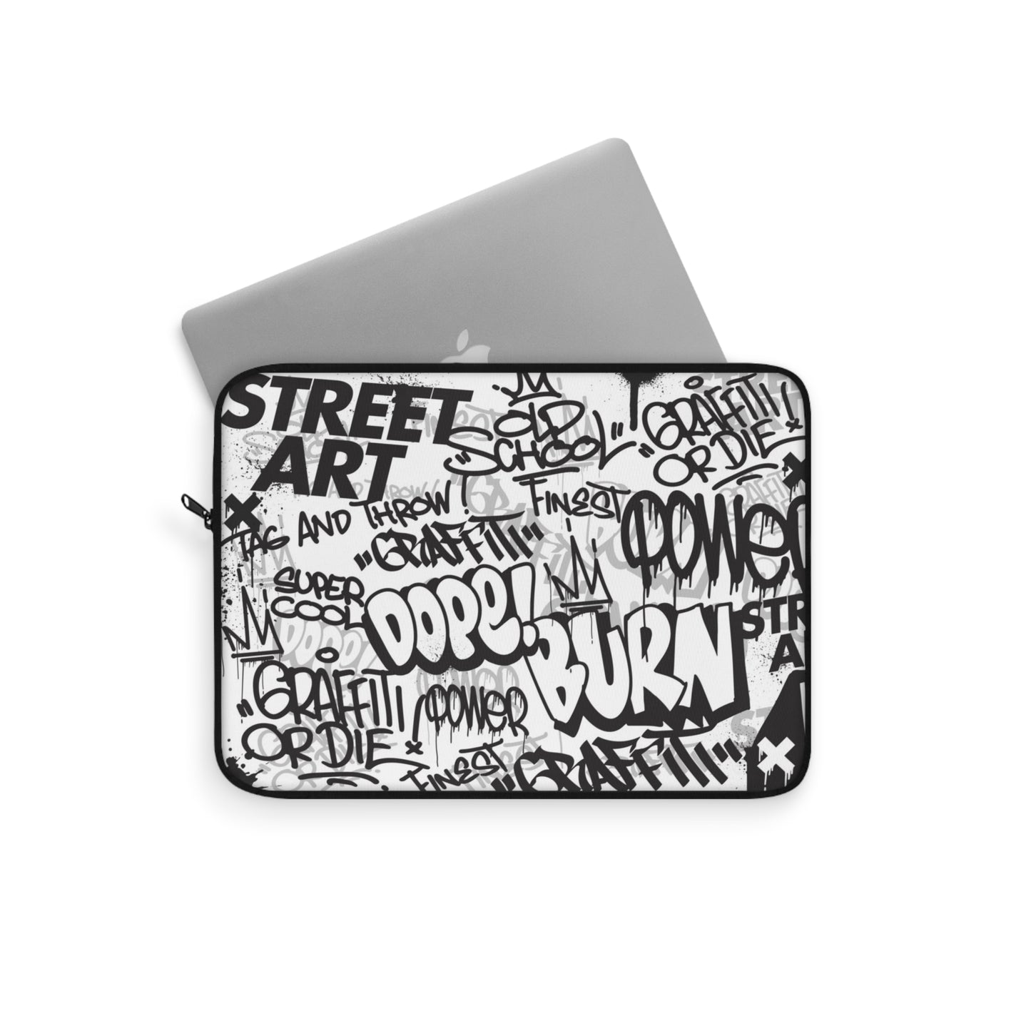 Street Art Graffiti Style Laptop Sleeve - Urban Flair at its Finest - KismetWonders