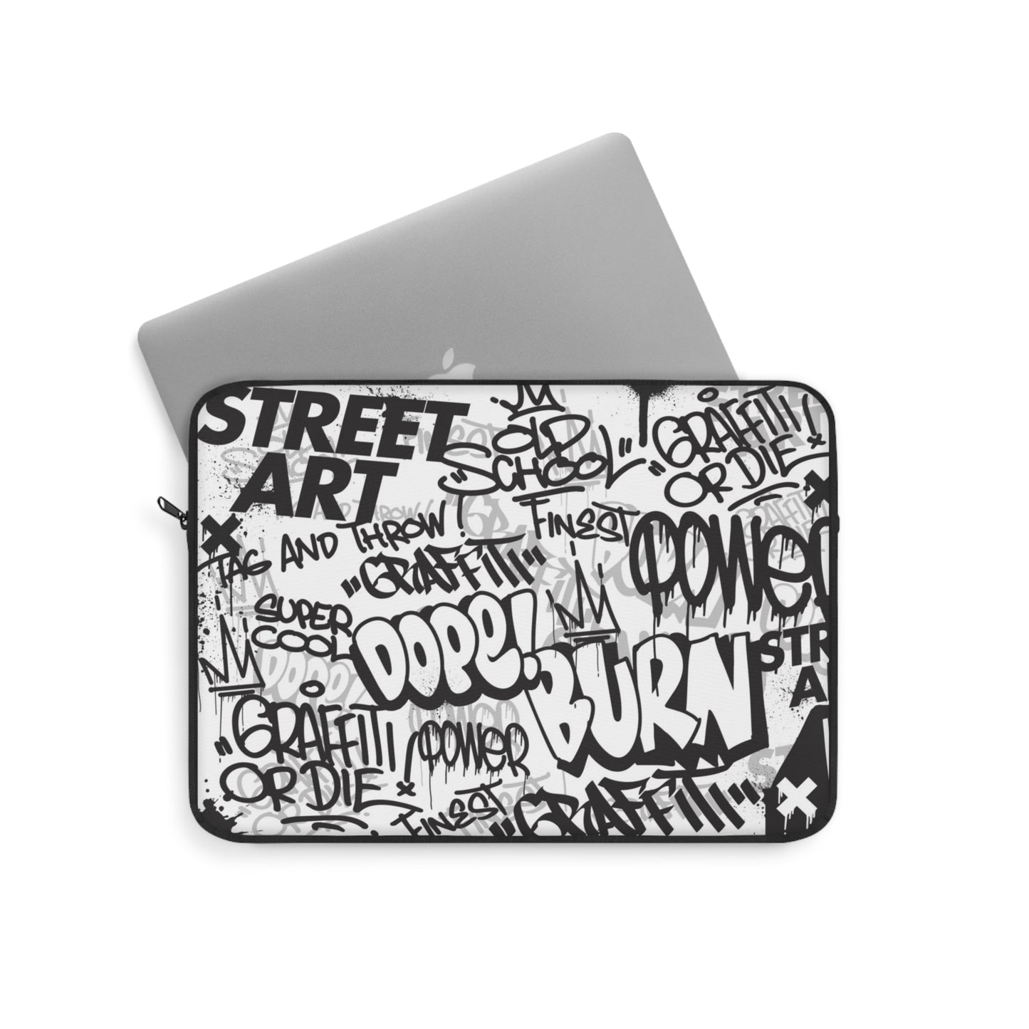Street Art Graffiti Style Laptop Sleeve - Urban Flair at its Finest - KismetWonders