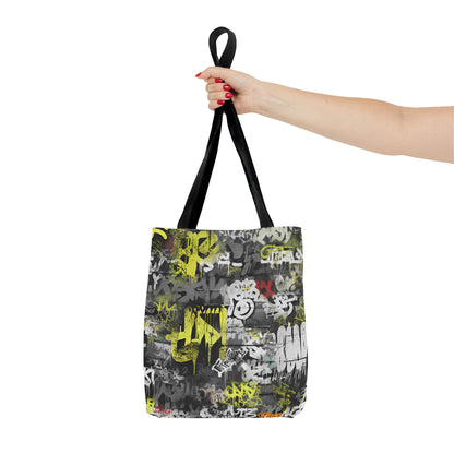 Statement Street Style Tote Bag with Graffiti Art - Fashionable and Practical