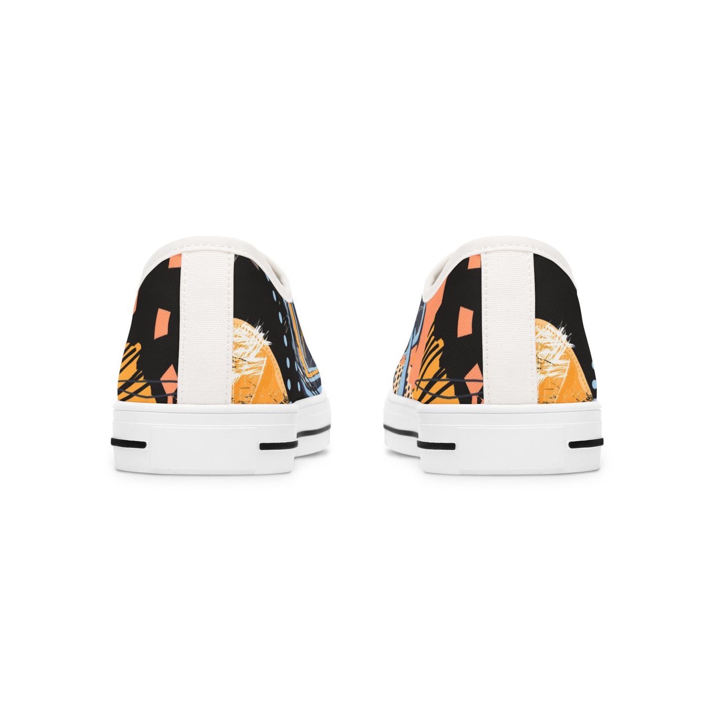 Geometric Low Top Sneakers for Women