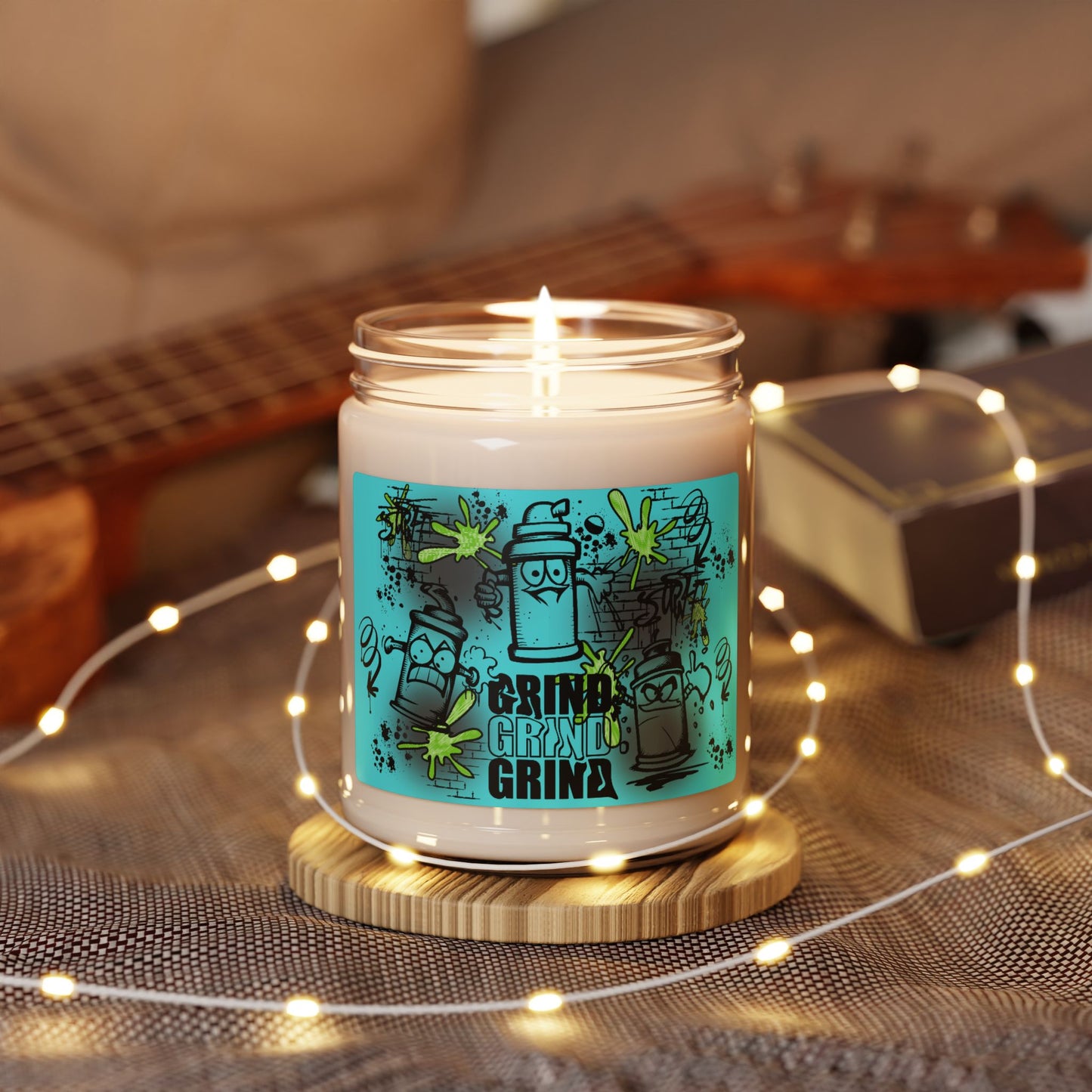 Grind Inspired Scented Soy Candle - 9oz Relaxation and Motivation