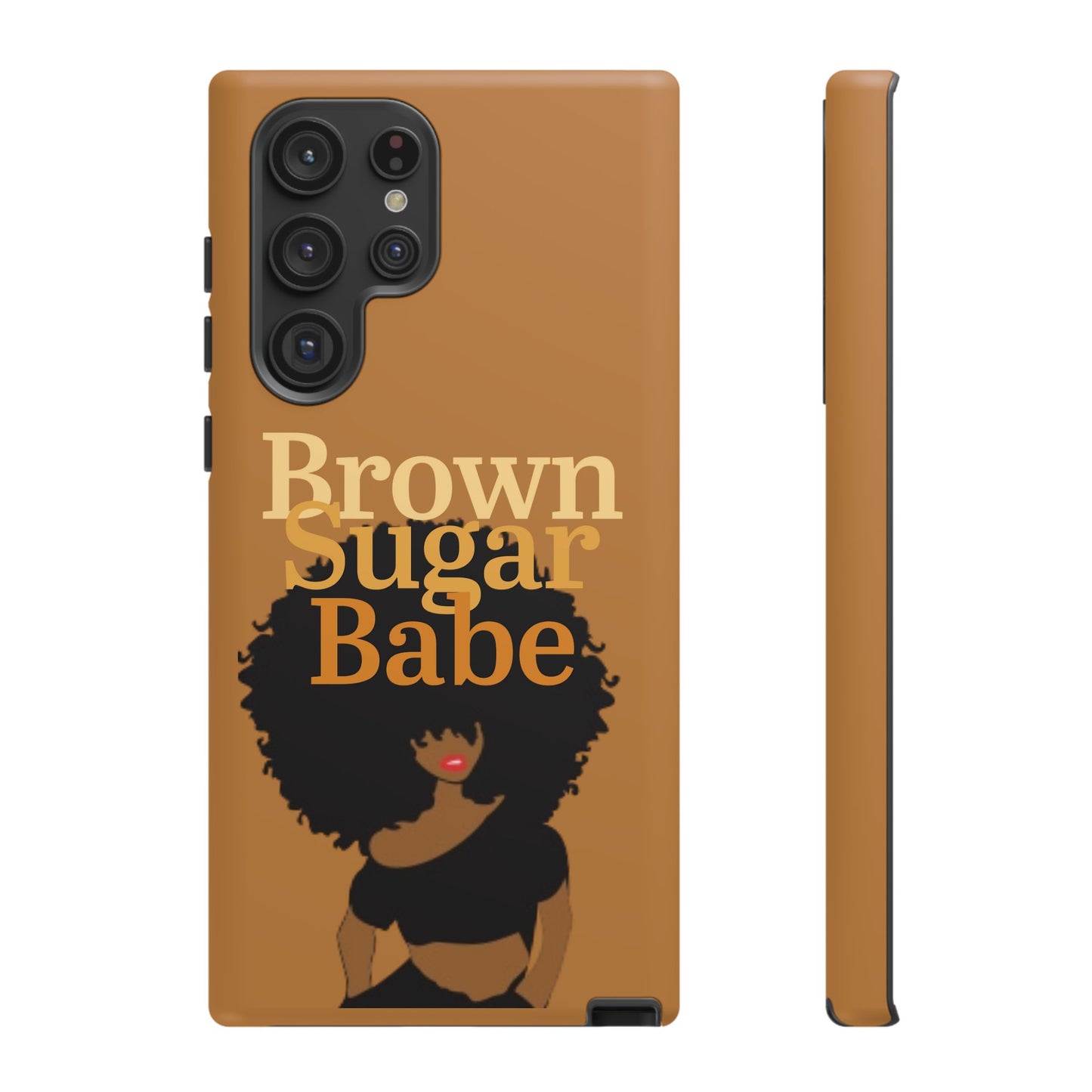 Boldly Embrace Your Melanin with the Brown Suga Babe Samsung Case - Perfect for Women Who Love Black Girl Magic!