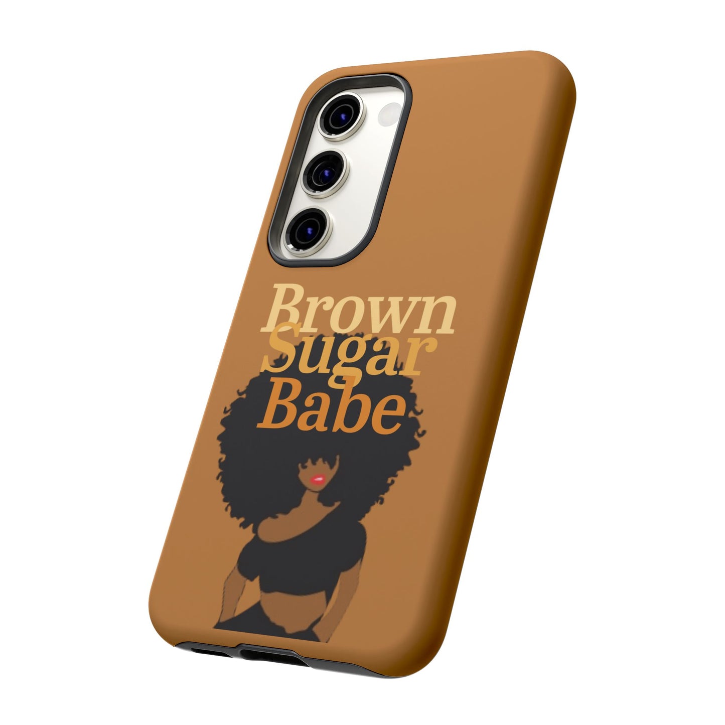 Boldly Embrace Your Melanin with the Brown Suga Babe Samsung Case - Perfect for Women Who Love Black Girl Magic!