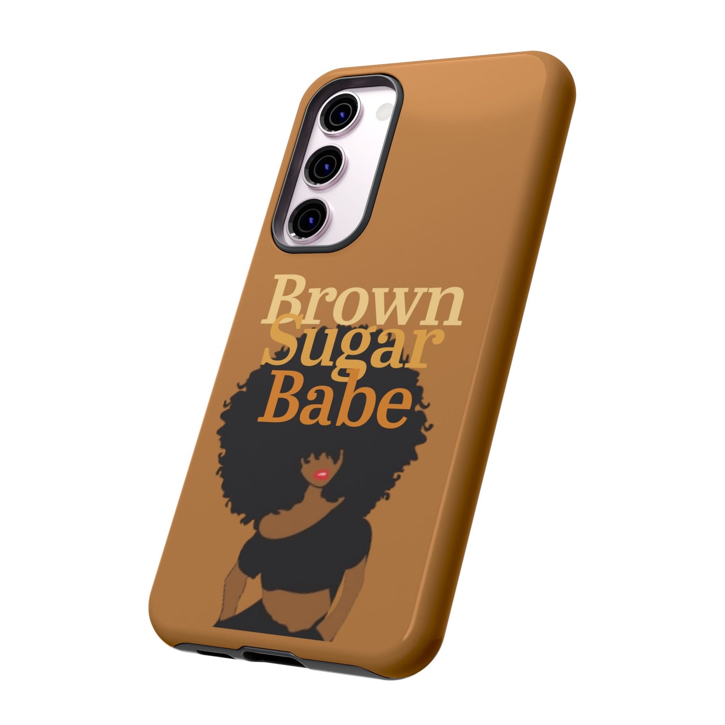 Boldly Embrace Your Melanin with the Brown Suga Babe Samsung Case - Perfect for Women Who Love Black Girl Magic!