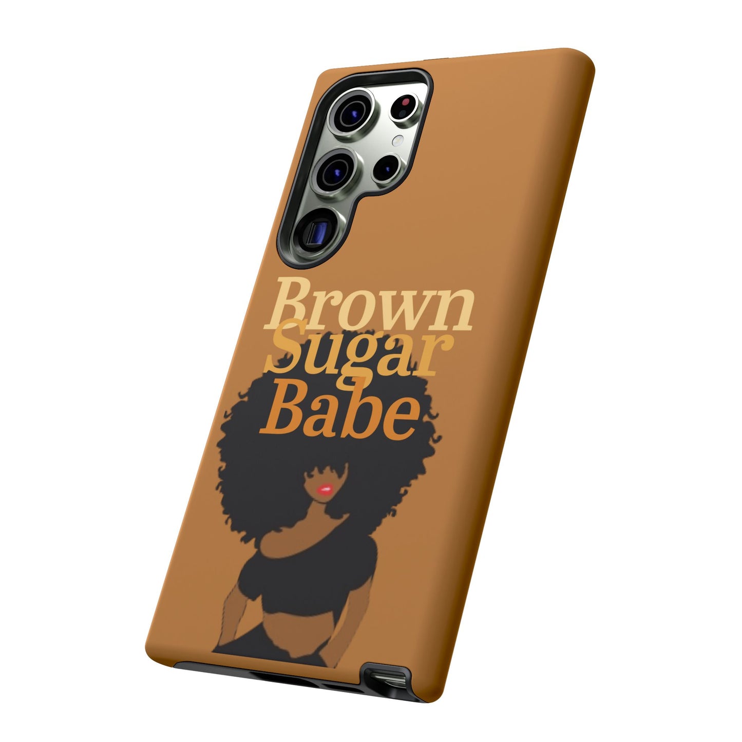Boldly Embrace Your Melanin with the Brown Suga Babe Samsung Case - Perfect for Women Who Love Black Girl Magic!