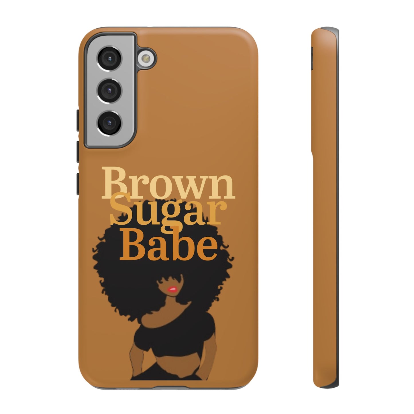 Boldly Embrace Your Melanin with the Brown Suga Babe Samsung Case - Perfect for Women Who Love Black Girl Magic!