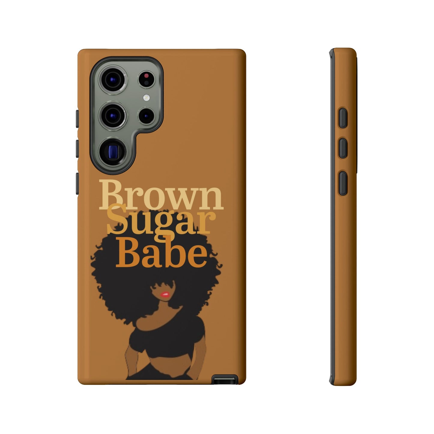 Boldly Embrace Your Melanin with the Brown Suga Babe Samsung Case - Perfect for Women Who Love Black Girl Magic!