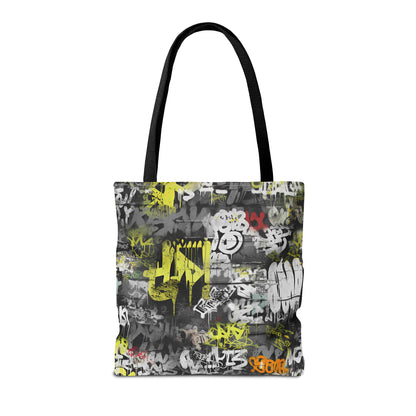 Statement Street Style Tote Bag with Graffiti Art - Fashionable and Practical