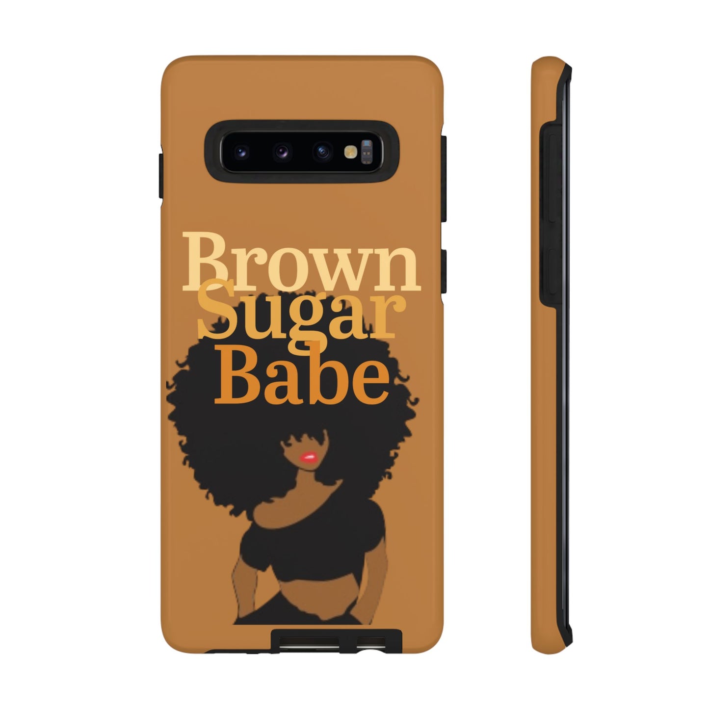 Boldly Embrace Your Melanin with the Brown Suga Babe Samsung Case - Perfect for Women Who Love Black Girl Magic!