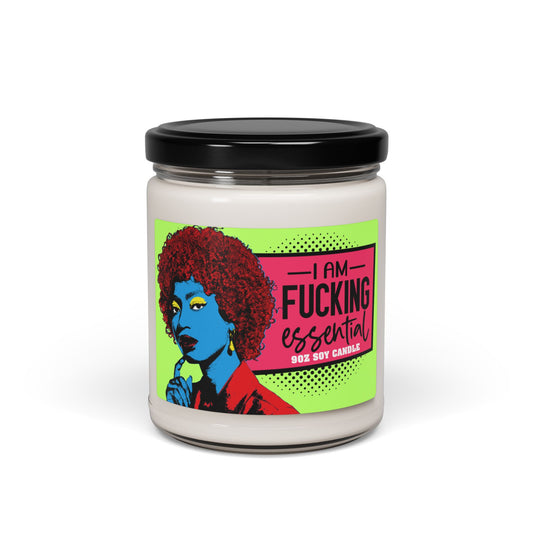 9oz Pop Art 'I Am Fucking Essential' Soy Candle