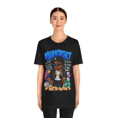 Graffiti Art Tee with Inspiring Quote | Unisex Street Style Shirt for Men and Women