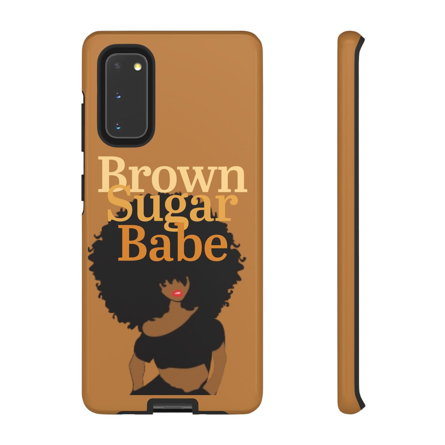 Boldly Embrace Your Melanin with the Brown Suga Babe Samsung Case - Perfect for Women Who Love Black Girl Magic!