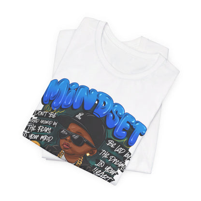 Graffiti Art Tee with Inspiring Quote | Unisex Street Style Shirt for Men and Women
