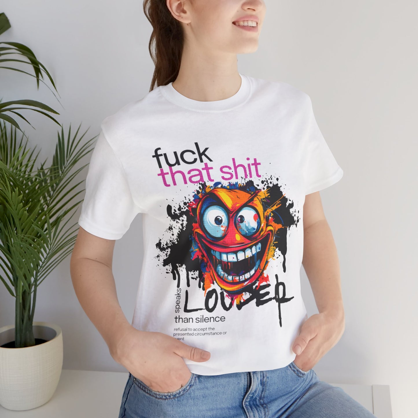 Express Your Frustration with This 'Fuck That Shit' Emotive Tee - Unisex