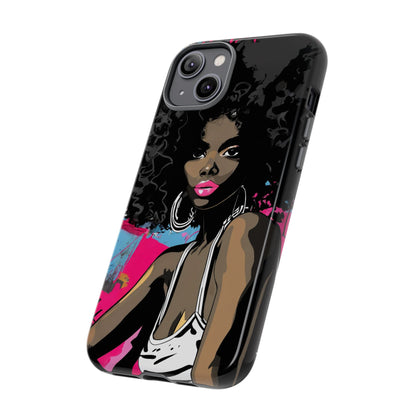 Chic AFRO Phone Case Cover - Stylish Graffiti Art Design for iPhone & Samsung