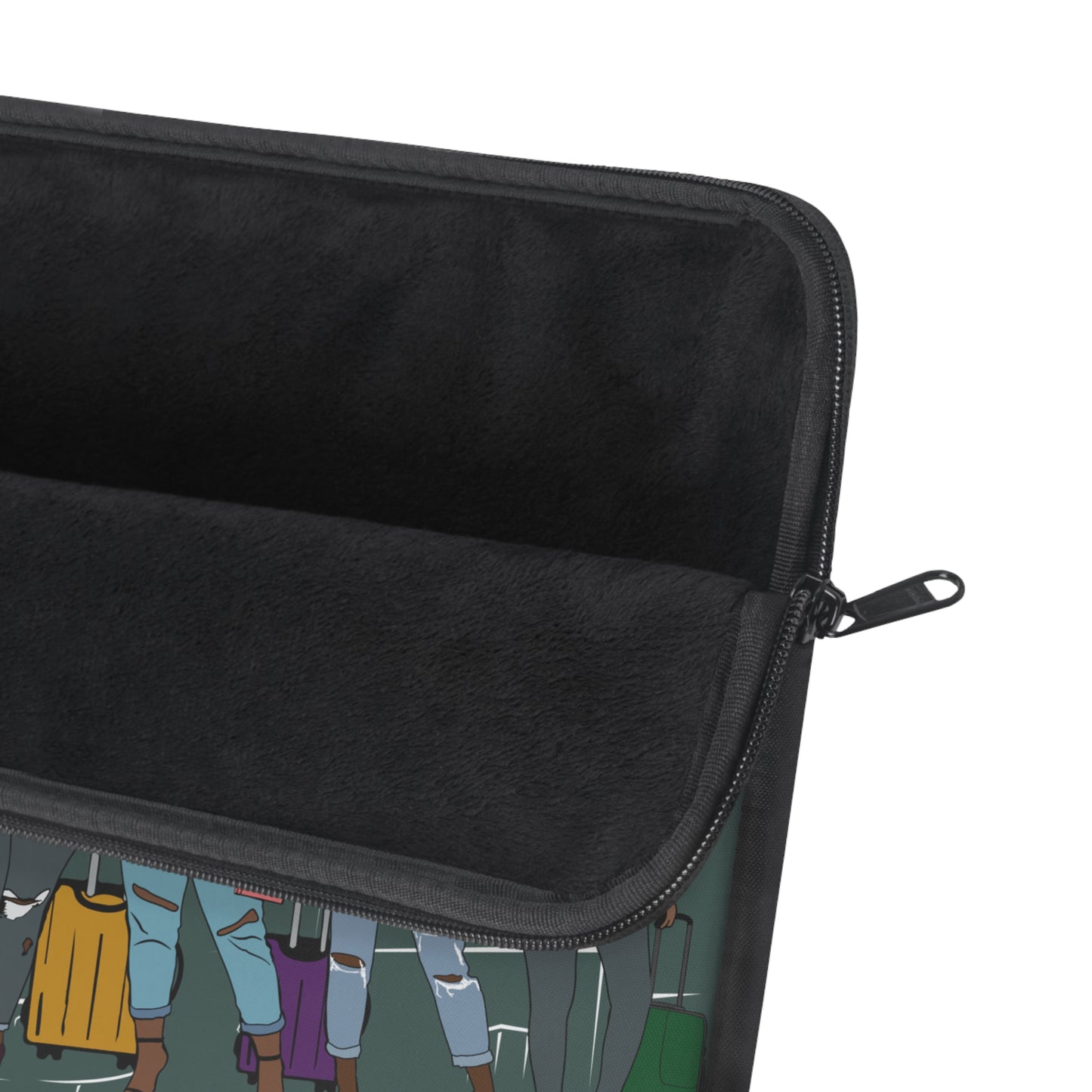 Trendy 'Catch Flight Not Feelings' Laptop Sleeve for Globetrotters