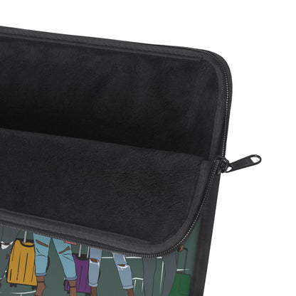 Trendy 'Catch Flight Not Feelings' Laptop Sleeve for Globetrotters