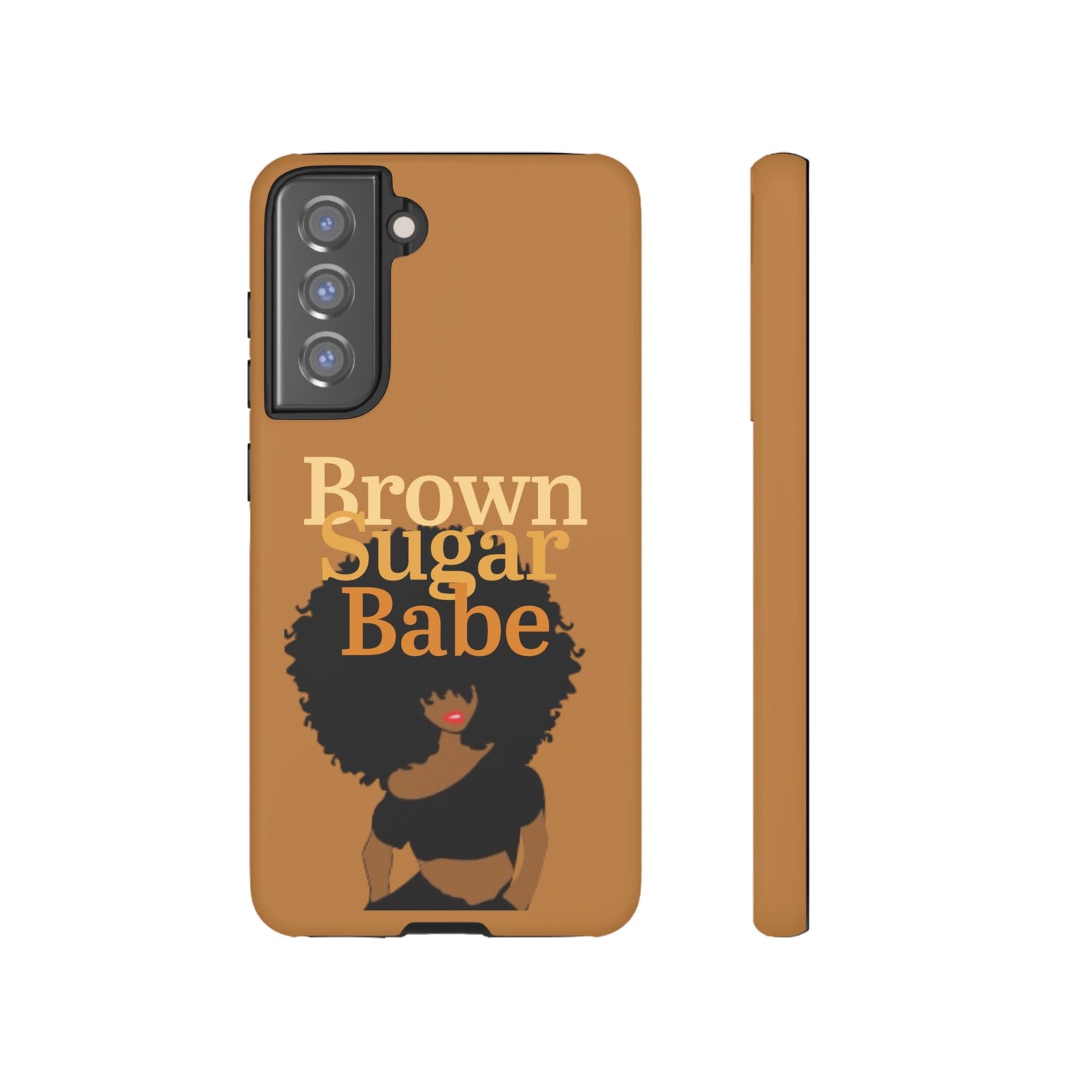 Boldly Embrace Your Melanin with the Brown Suga Babe Samsung Case - Perfect for Women Who Love Black Girl Magic!