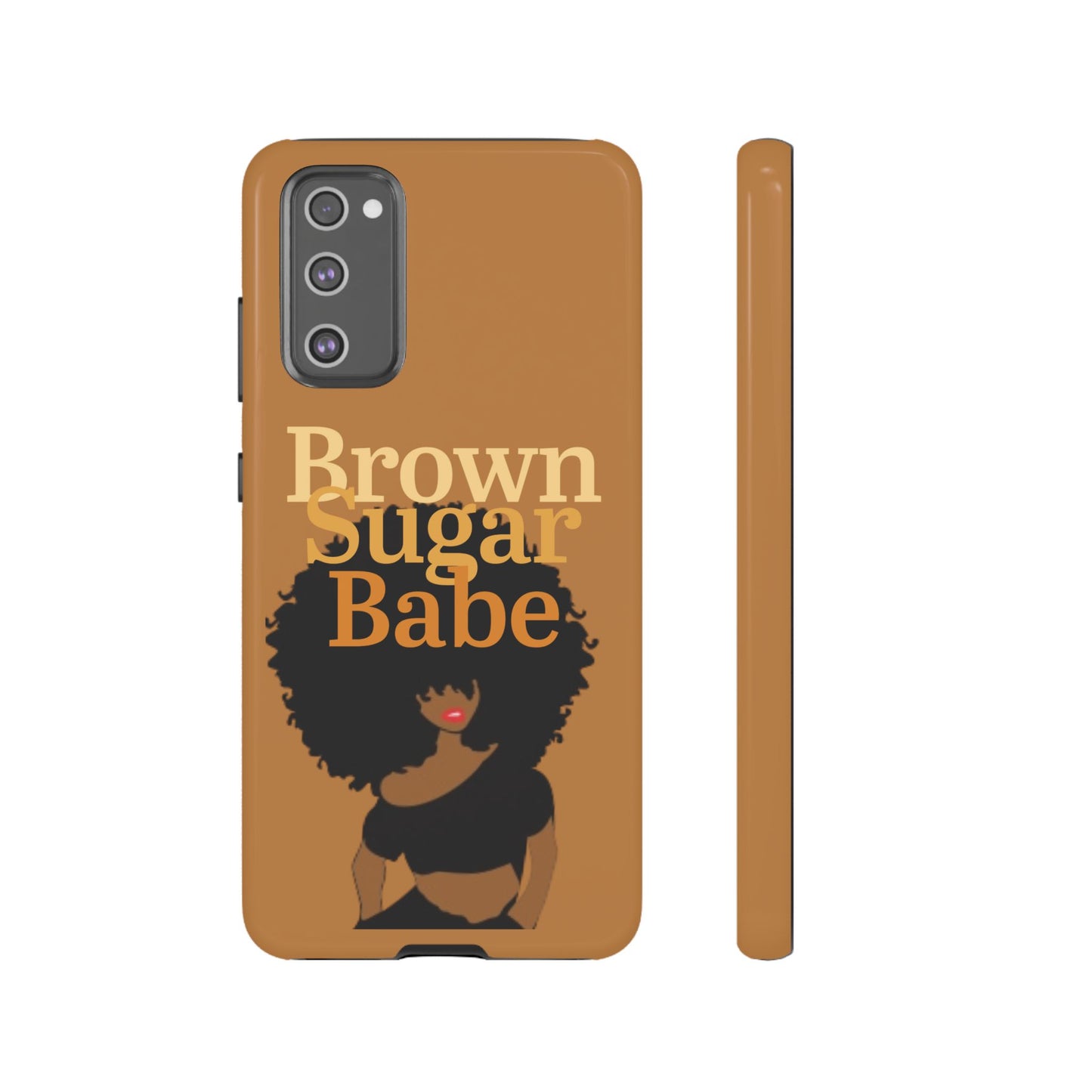 Boldly Embrace Your Melanin with the Brown Suga Babe Samsung Case - Perfect for Women Who Love Black Girl Magic!