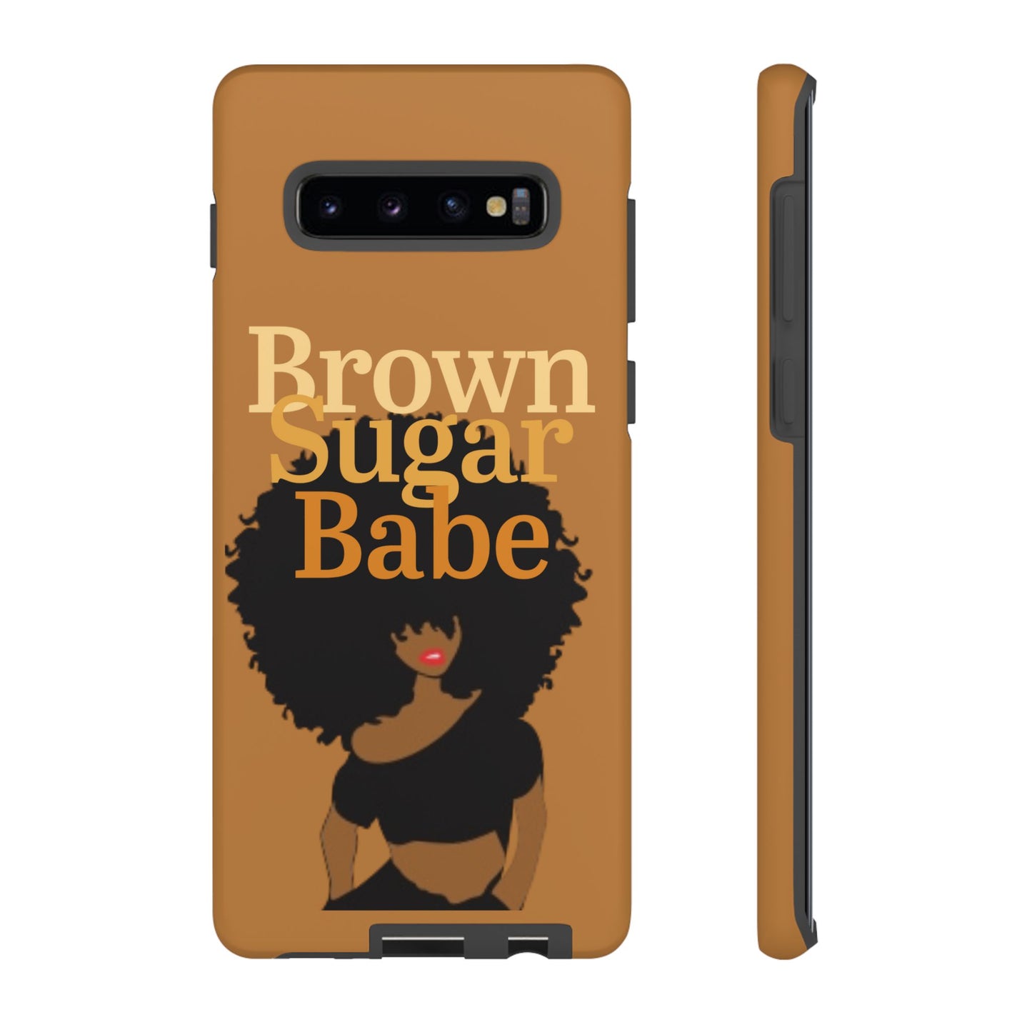Boldly Embrace Your Melanin with the Brown Suga Babe Samsung Case - Perfect for Women Who Love Black Girl Magic!