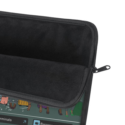 Trendy 'Catch Flight Not Feelings' Laptop Sleeve for Globetrotters