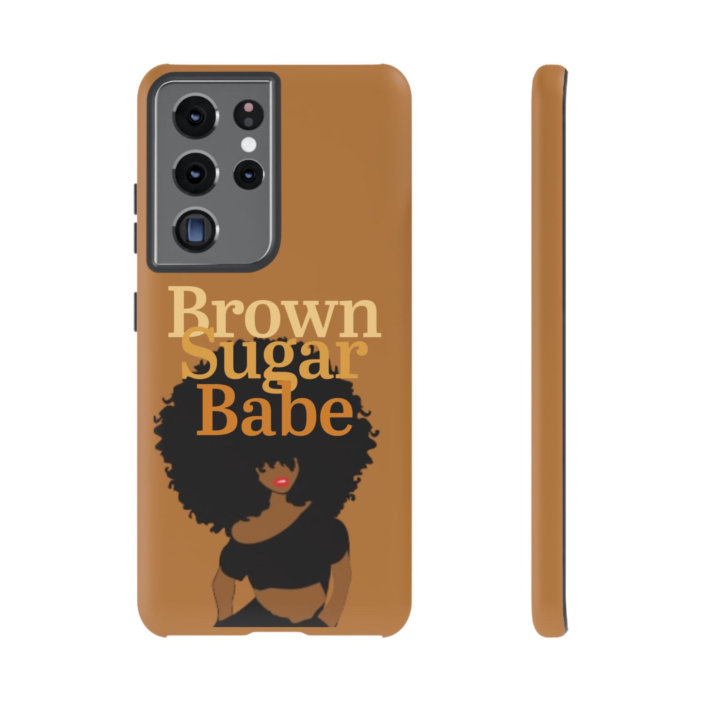 Boldly Embrace Your Melanin with the Brown Suga Babe Samsung Case - Perfect for Women Who Love Black Girl Magic!