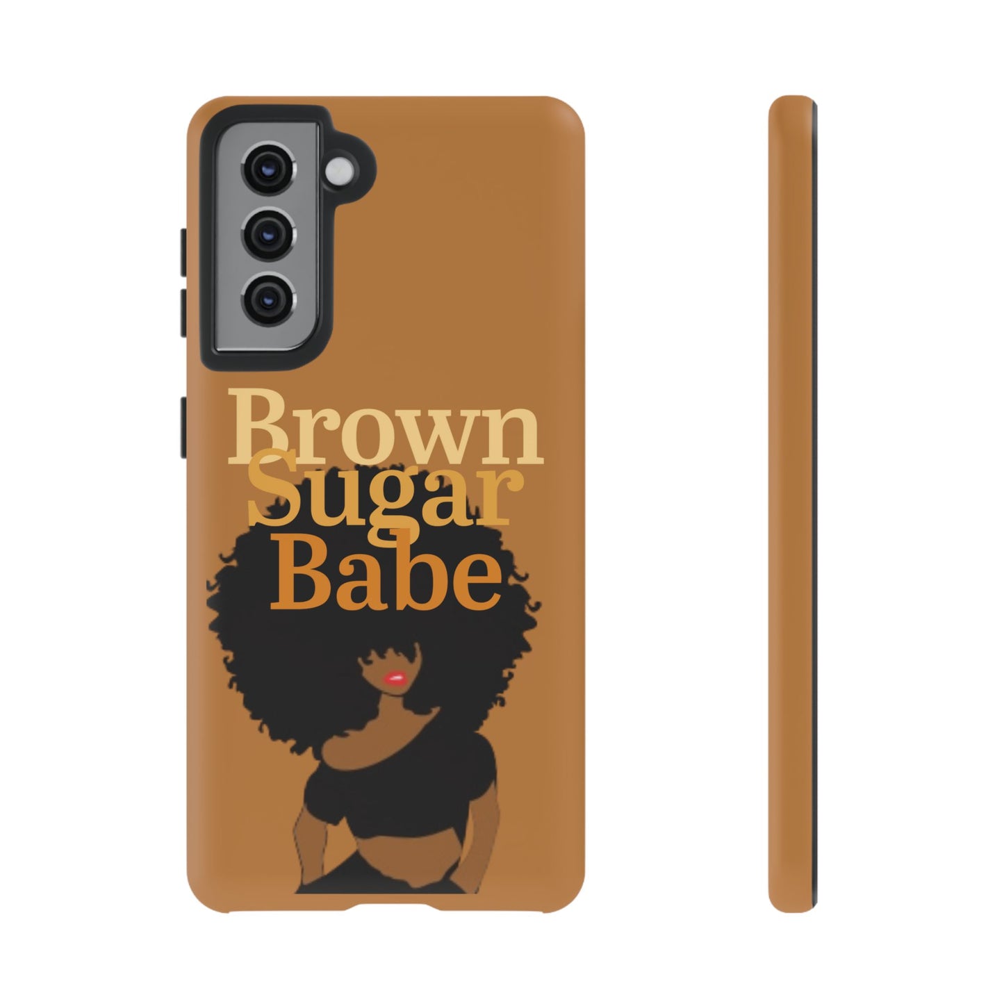 Boldly Embrace Your Melanin with the Brown Suga Babe Samsung Case - Perfect for Women Who Love Black Girl Magic!