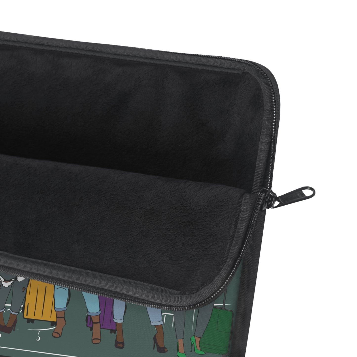 Trendy 'Catch Flight Not Feelings' Laptop Sleeve for Globetrotters