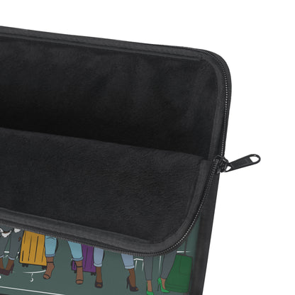 Trendy 'Catch Flight Not Feelings' Laptop Sleeve for Globetrotters
