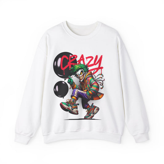 Crazy Clown Halloween Sweatshirt - Unique Streetwear