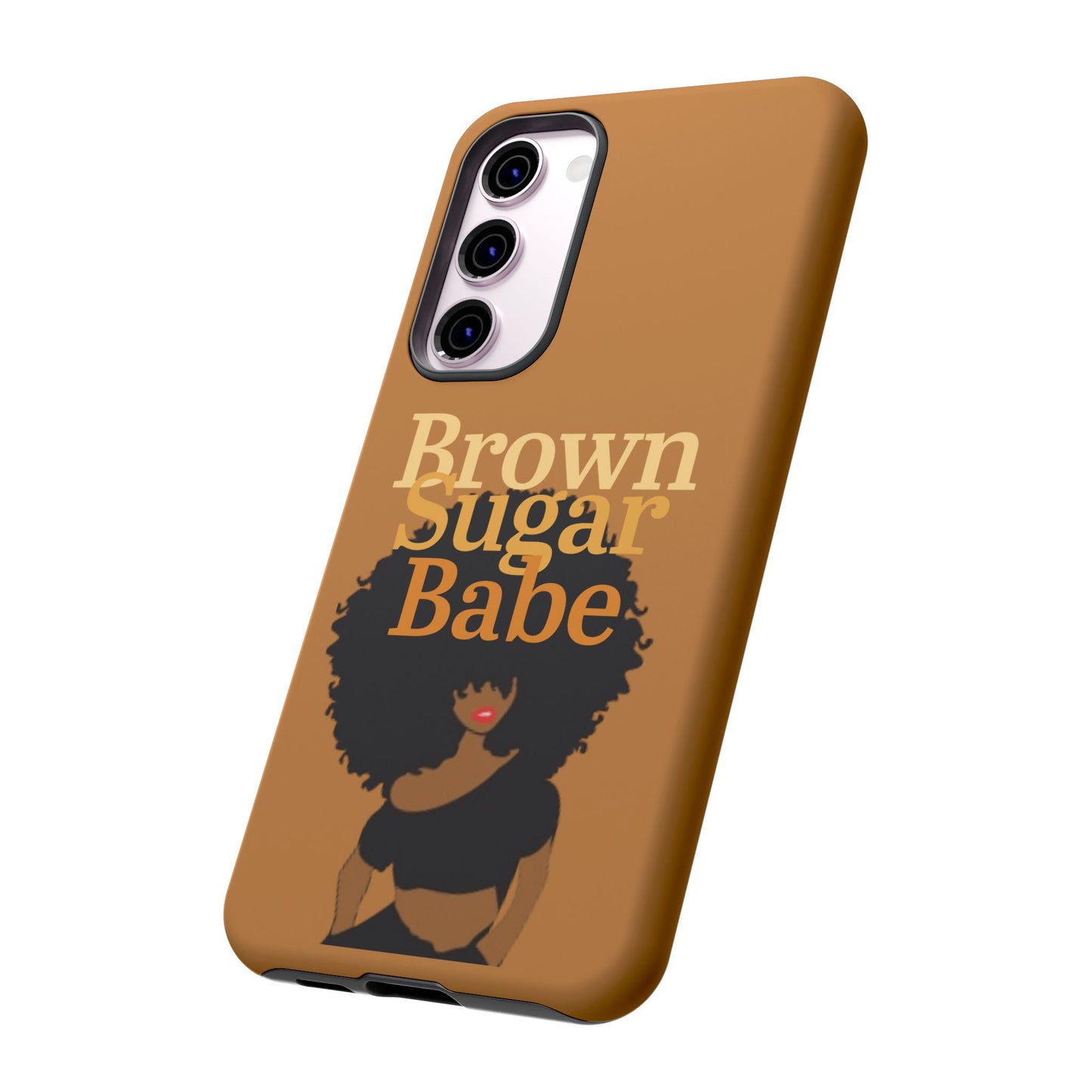Boldly Embrace Your Melanin with the Brown Suga Babe Samsung Case - Perfect for Women Who Love Black Girl Magic!