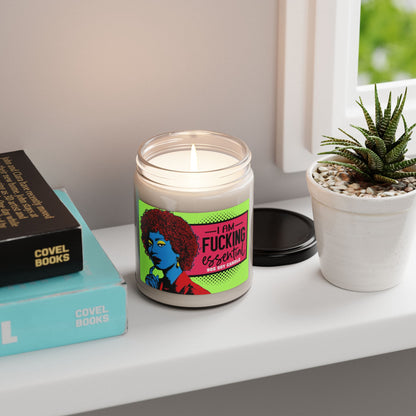 9oz Pop Art 'I Am Fucking Essential' Soy Candle
