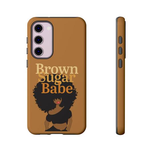 Boldly Embrace Your Melanin with the Brown Suga Babe Samsung Case - Perfect for Women Who Love Black Girl Magic!