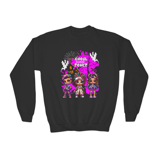 Fun and Fashionable Ghoul Power Sweatshirt for Kids - Halloween Vibes!