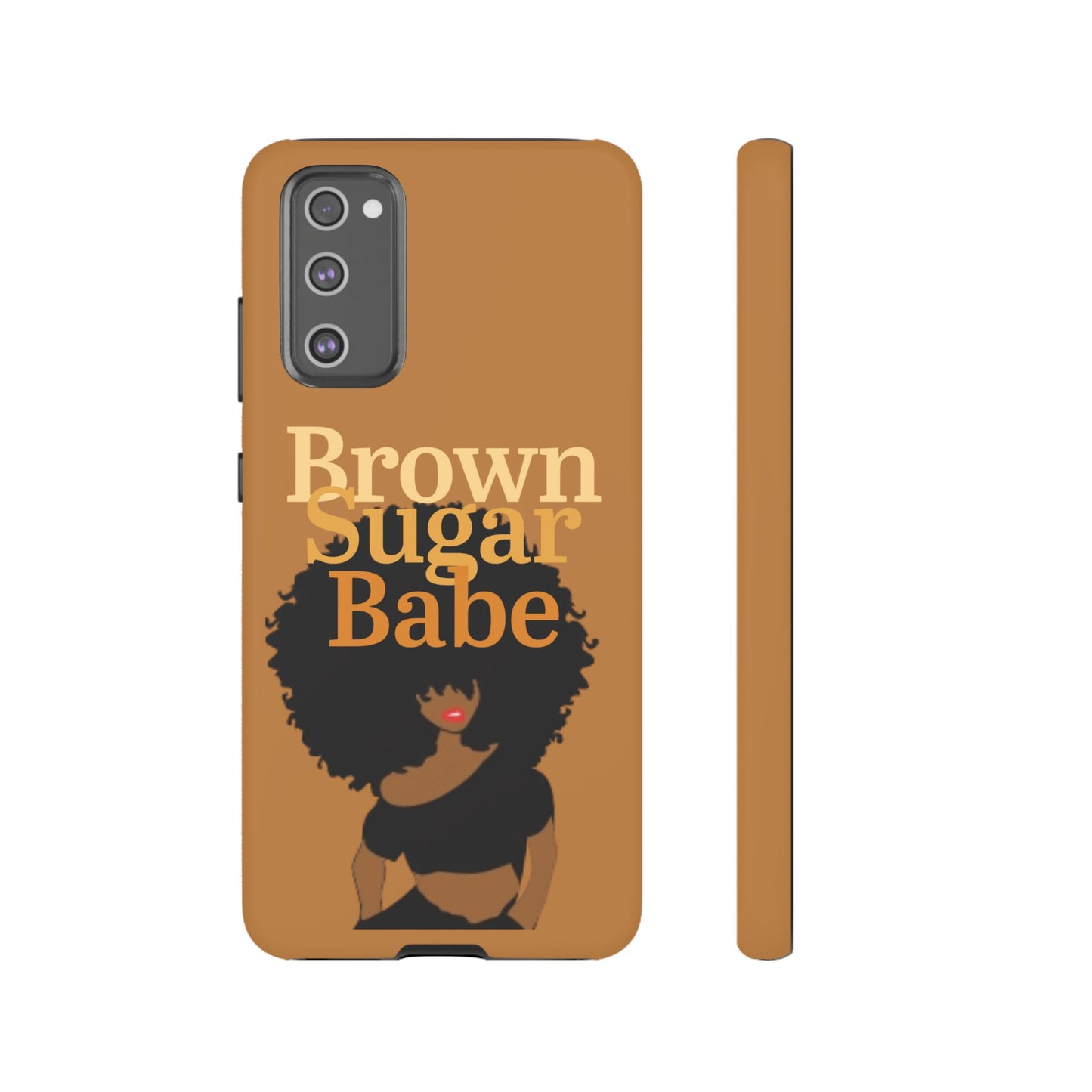 Boldly Embrace Your Melanin with the Brown Suga Babe Samsung Case - Perfect for Women Who Love Black Girl Magic!