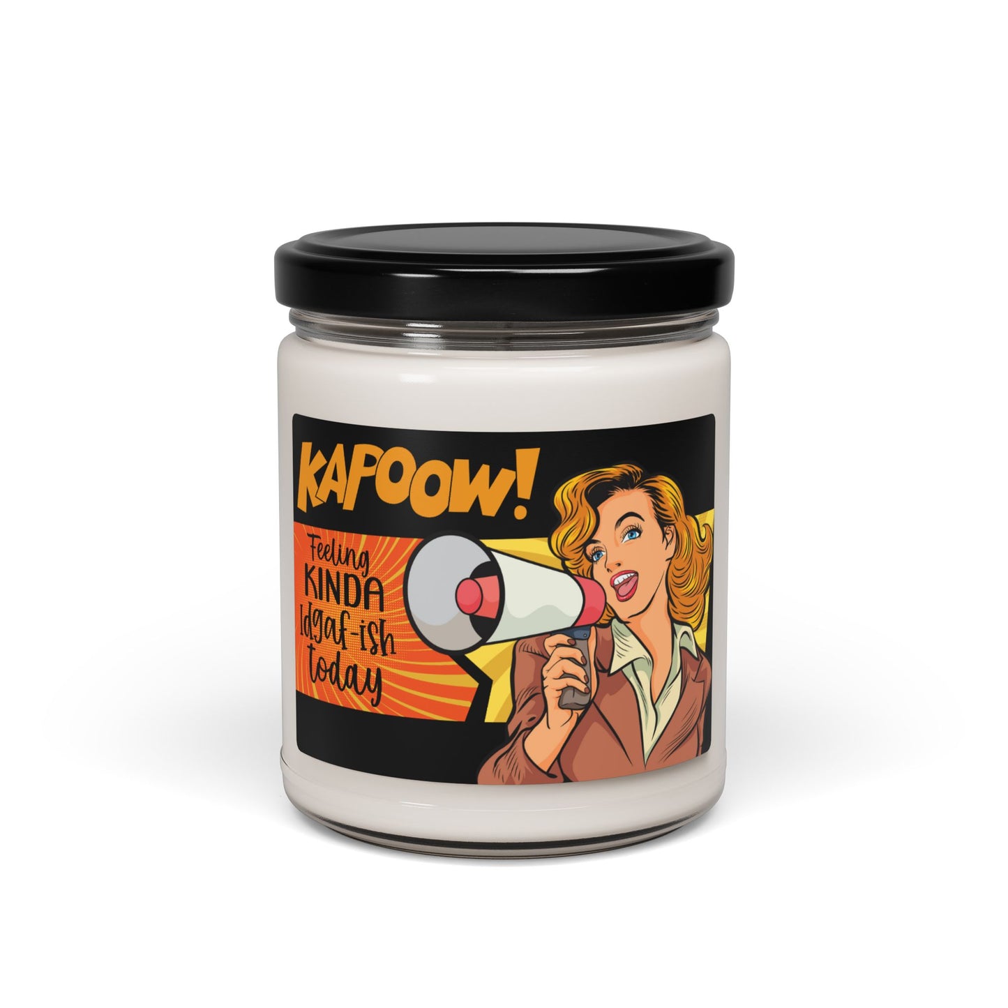 Kapoow Pop Art Soy Candle - 'Feeling KINDA Idgaf Today"