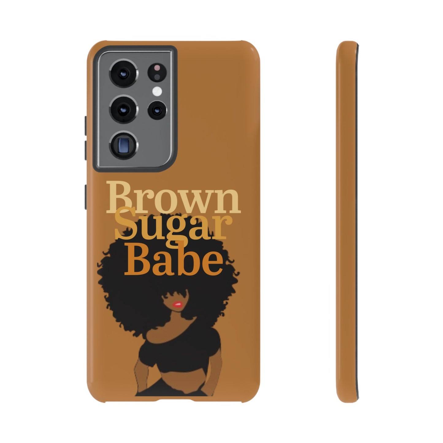 Boldly Embrace Your Melanin with the Brown Suga Babe Samsung Case - Perfect for Women Who Love Black Girl Magic!