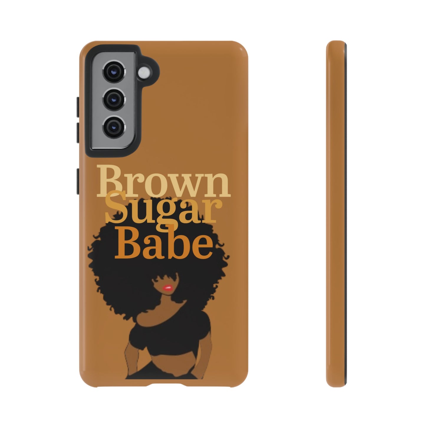 Boldly Embrace Your Melanin with the Brown Suga Babe Samsung Case - Perfect for Women Who Love Black Girl Magic!